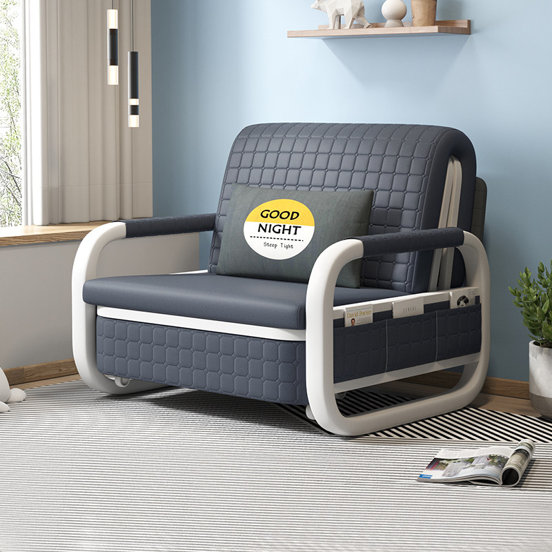 Free Wash Tech Cloth 2023 New Single Sofa Bed Foldable Dual-use Office Lunch Break Multifunction-Taobao