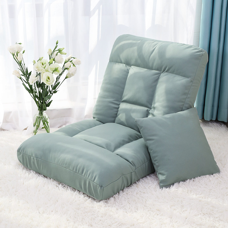 Lazy sofa tatami balcony bay window chair can lie down and sleep dormitory gaming bed backrest chair can be folded and washed