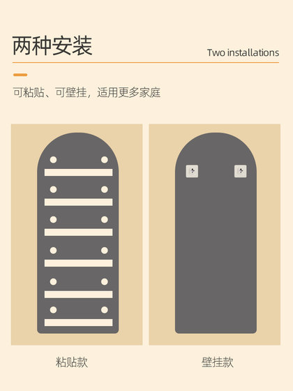 全身穿衣镜贴墙自粘家用健身跳舞专用镜不会碎的软膜镜子定制尺寸