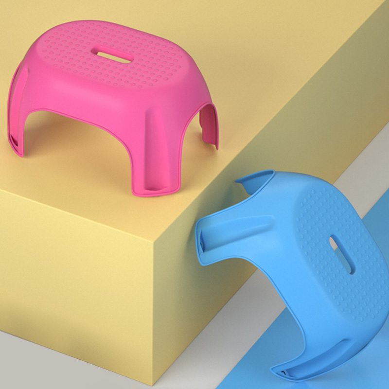 Small stool plastic bench home children's stool thickened non-slip chair baby bathroom stool foot low stool square stool