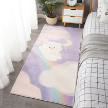 Cute ins minimalist Carpet Teen Living Room Bedroom Bedside Thickened Childrens Room Cartoon Crawl Washed ground mat