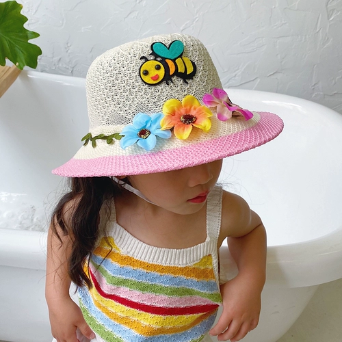 Летний детский пляжный солнцезащитный крем для принцессы на солнечной энергии, шапка, солнцезащитная шляпа, новая коллекция