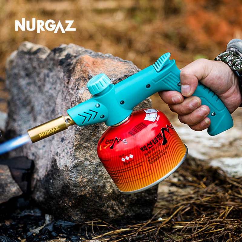 Spray Fire Gun Burning Pig Hair Spray Gun Flame Gun Liquefied Gas Fire Gun High Temperature Baking Spray Light Hold Full Copper Welding Gun God