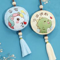 Embroidery diy hand-made self-embroidered material bag Imperial Guard to send boyfriend unicorn amulet safe safety Ping An Fu