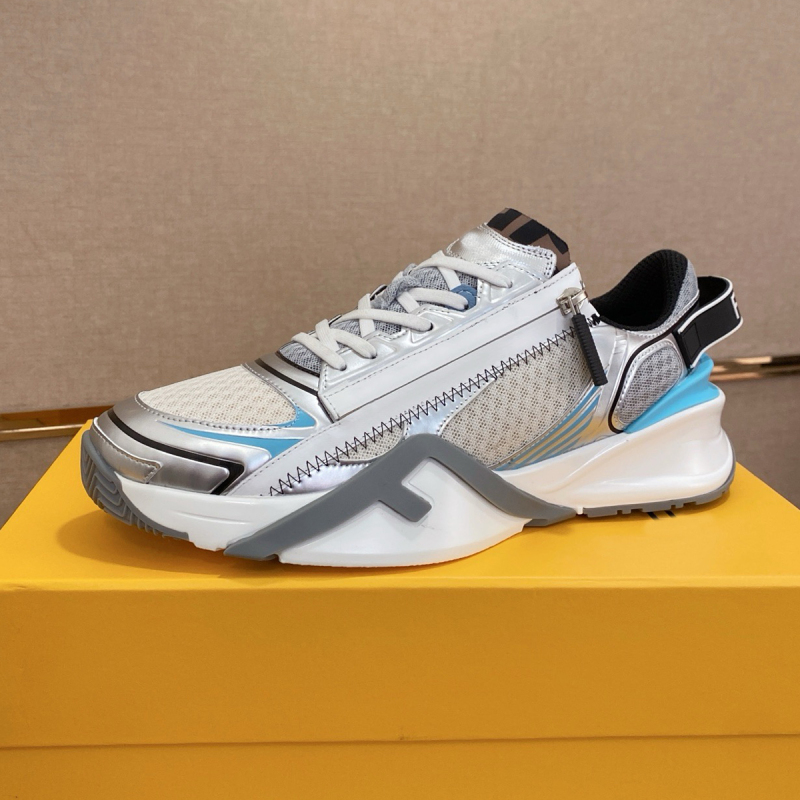 Sports Casual Shoes, Genuine Leather Mesh, Breathable and Comfortable, Side Zipper, British Classic Fashion Brand Flow2026 Summer European Station Sports Casual Shoes, Genuine Leather Mesh, Breathable and Comfortable, Side Zipper, British Classic Fashion Brand Flow2026 Summer European Station
