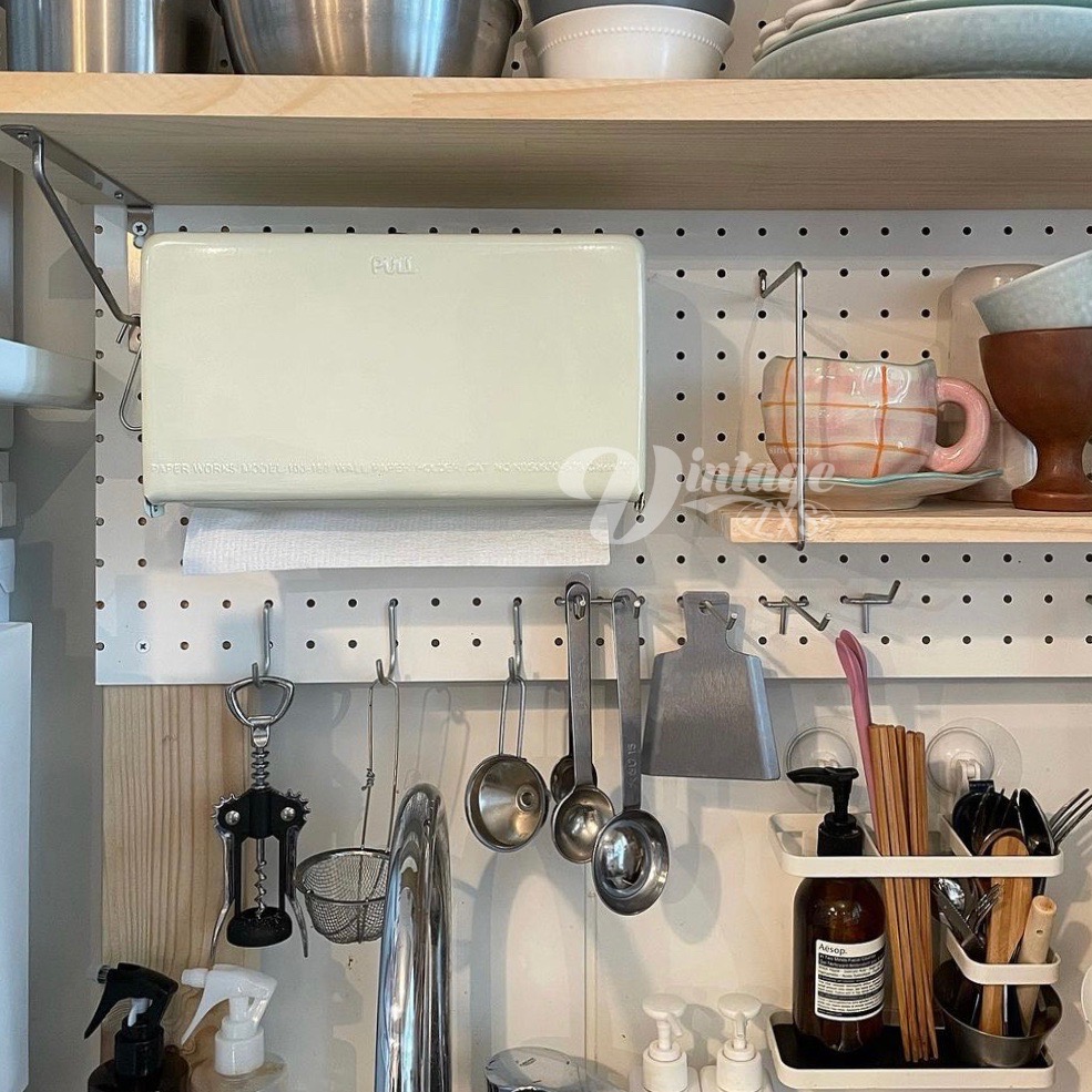 Residence Small birth DULTON tissue box retro industrial wind metal scrub face towels with wall hanging paper towel box extraction toilet paper box