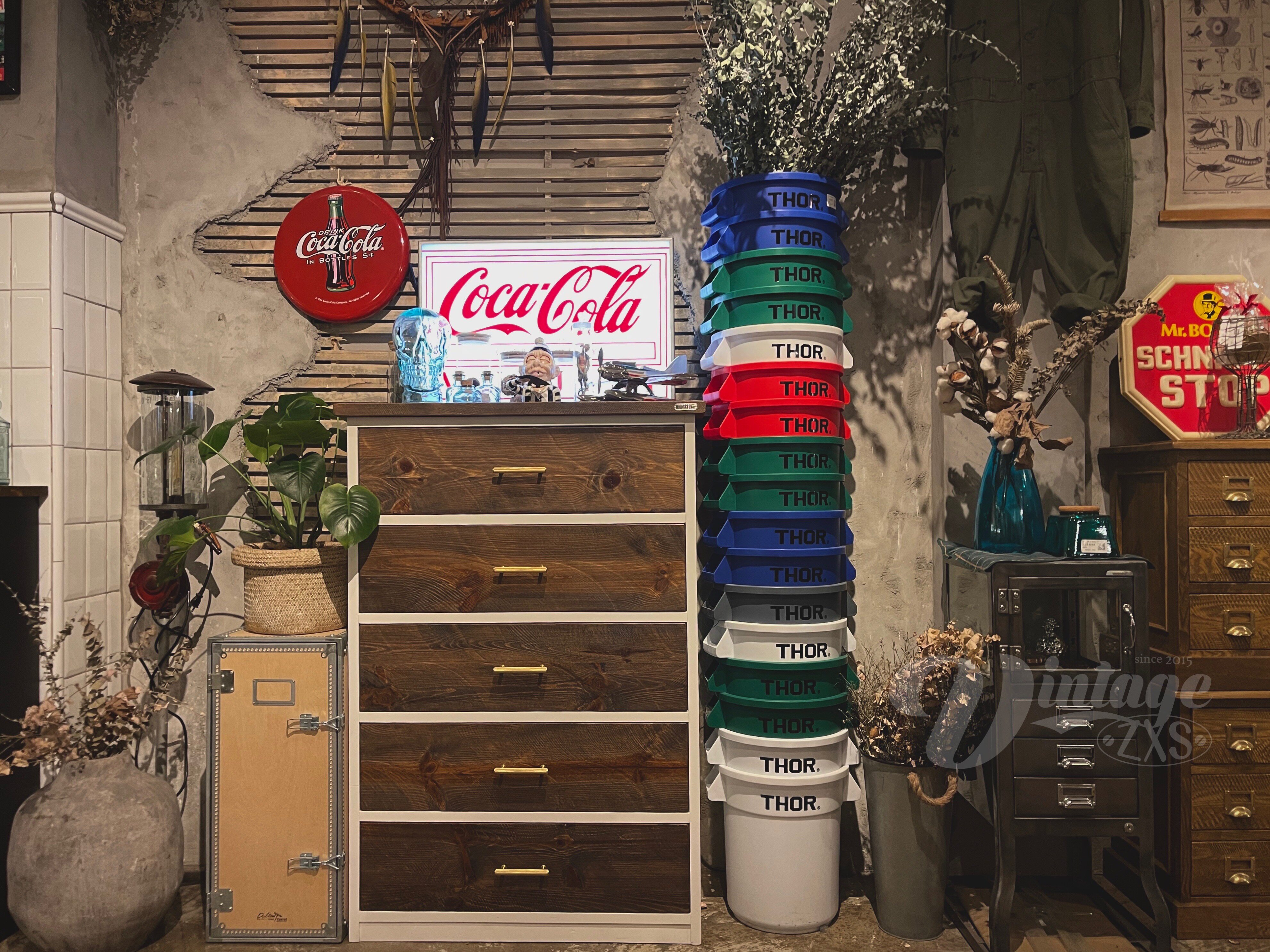 Five-fold cabinet retro wood furniture drawer-type cabinet cupboard cupboard cabinet five-fight cupboard bedroom