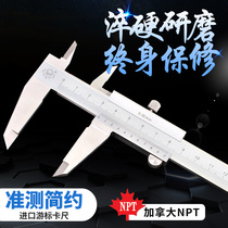 Canada NPT vernier caliper 0-15-2000-300mm fine height cursor Rust stainless steel caliper Industrial grade