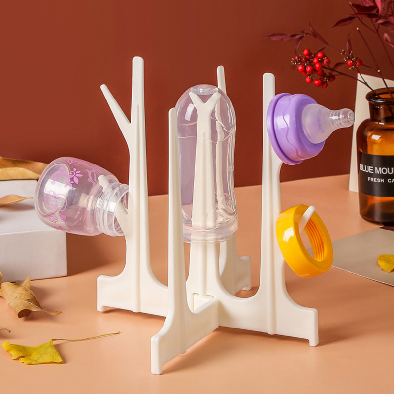 Bottle drainage dry shelf portable household small folding multi-function water control drying bracket