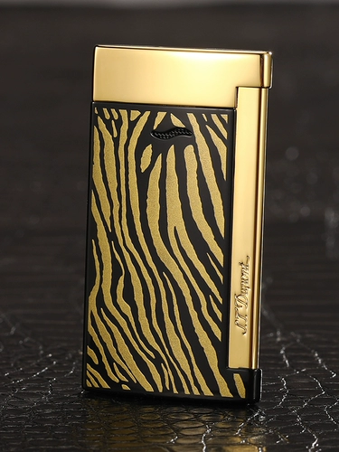 Du Peng Ligher Three -Myear Old Shop Надувной зажигалка Du Peng S.T.Dupont French New Slim7 Tiger Patter