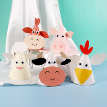 Childrens birthday hats to blame for party props cake decoration birthday net red cute zodiac cartoon animal hat