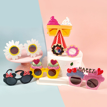 Fuck Weird Glasses Party Nets Red Birthday Glasses Photo Props Adult Children Pets Cute Festival Dress sunglasses