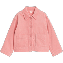 ARKET Girls Pure Cotton Short Box Corduroy Jacket 2024 Autumn New Style 1239477001
