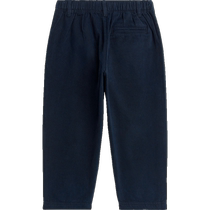 ARKET Boys Pure Cotton Narrow Leg Loose Fit Chino Pants Dark Blue 2024 Autumn New Style 1181581003