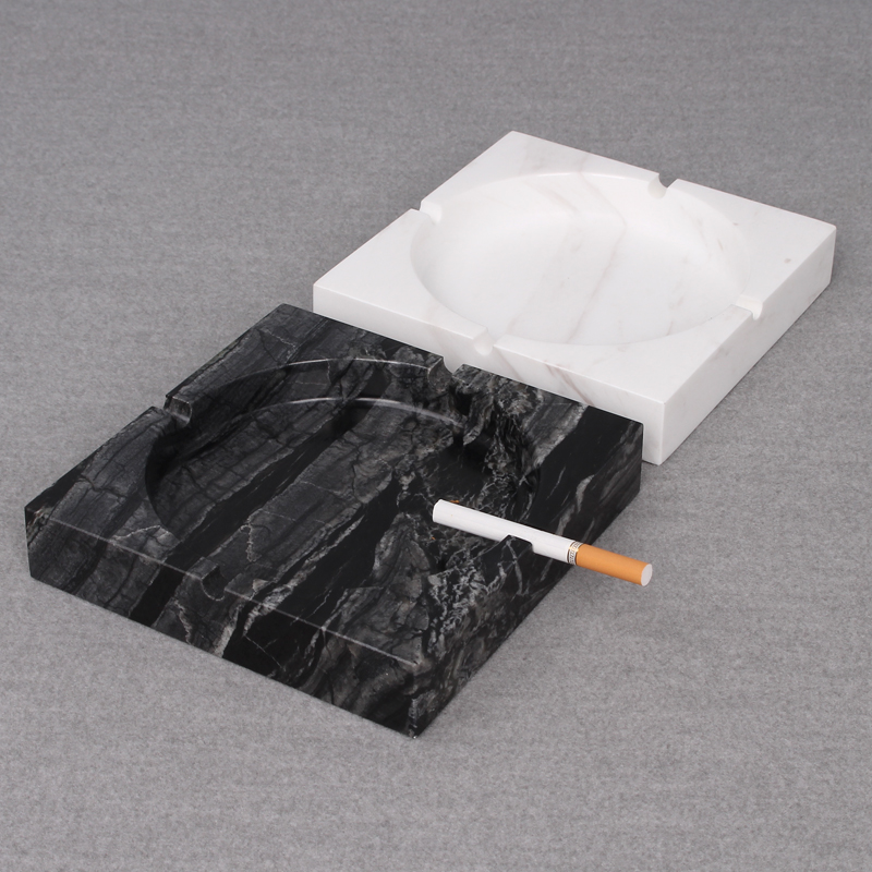 Hotel-like room Office Commercial marble Ashtray Atmosphere Household Large Size Natural Stone Custom Logo