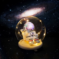 Космонавт, конструктор, пылезащитная крышка, деревянная основа