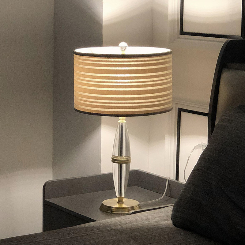 Designer modern minimalist master bedroom decorative table lamp light and cozy dimming bookhouse headlights warm light Home Romantic