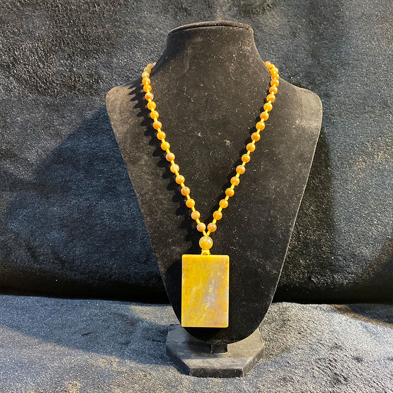 Liao Xi Chaoyang North Ticket West Official Tree Chemical Jade Bouquets Necklace Pendant Safe And Fine Collection To Play