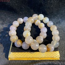 Liao West North Ticket Ice Planting Jade Hand Strings Original Stone Wood Chemical Jade Stone Boutique Handchain Size 14-15mm