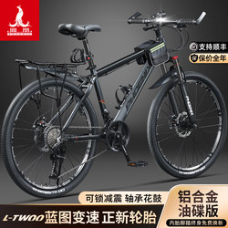 Phoenix Drew Mountain Bike Adult Men and Women Aluminum Alloy Off-road Variable Speed Bicycle for Teenagers and Middle School Students Highway