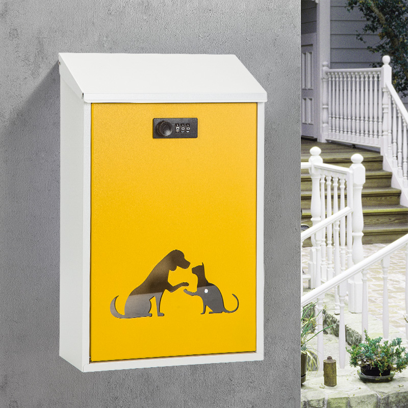 Letter Box Code Lock Home Letterbox Voting Opinion Box Complaint Suggestion Box Community With Lock Hanging Wall Mailbox Outdoor