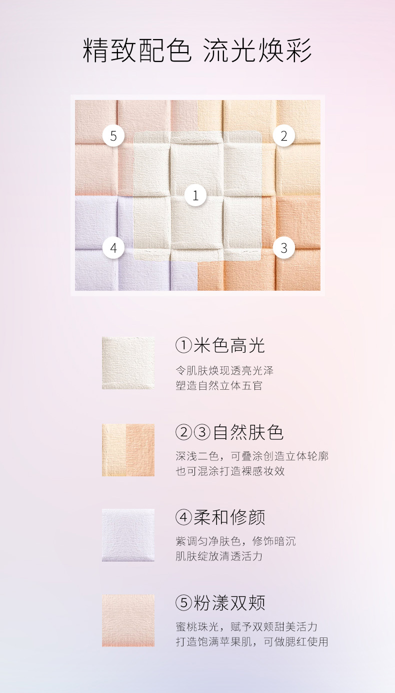 Shiseido 资生堂 Maquillage 心机美人 星魅5色立体高光修容腮红 8g 双重优惠折后￥129包邮包税