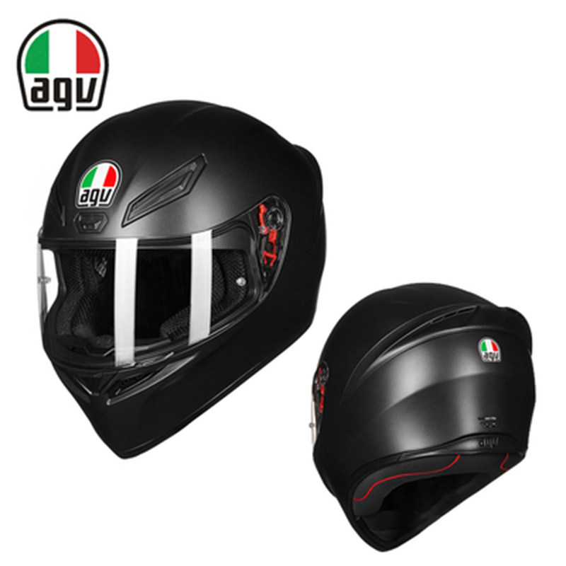 AGV Full Helmet K1 Motorcycle Helmet Racing Helmet Locomotive Full Cover Men's and Women's Four Seasons Common Official Authorized Helmet
