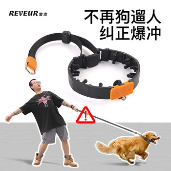 Spiked Collar, Explosion-Proof, for Training Dogs, Large Dogs, Golden Retrievers, Labrador Retrievers, Malinois, Special Traction Rope, Pet Neck Collar