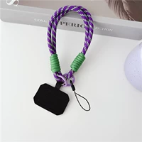 Веревка запястья [зеленый фиолетовый] Квадратная фиксированная таблетка+маленькая черная веревка