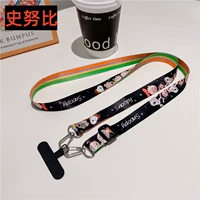 Snoopy + черный Т-образный клип