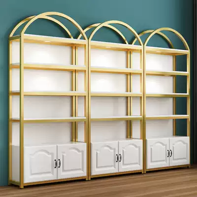 Cosmetics display cabinet combination shelf multi-layer jewelry products cabinet mother and baby store skin care products shelf display rack