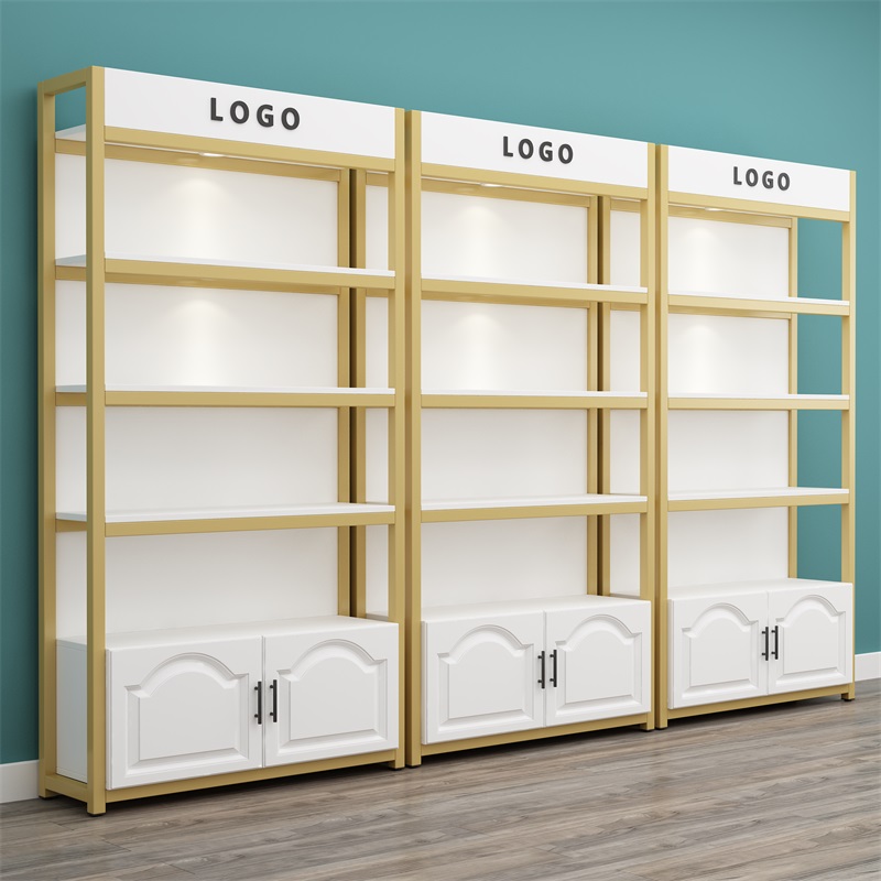 Shelf Show Shelves Supermarket Containers Shelves Mother & Baby Shop Multiple Layers Beauty Products Exhibition Cupboards Cosmetics Display Cabinet