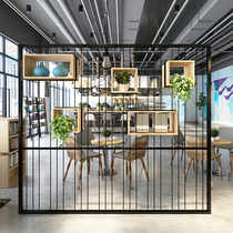 Nordic hollow simple partition decorative screen Home entrance screen partition living room metal wrought iron screen light luxury