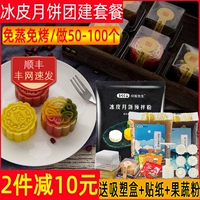 Сделайте ледяную кожу Moon Cake Material Set Full комплект ручной работы самодельные самодельные