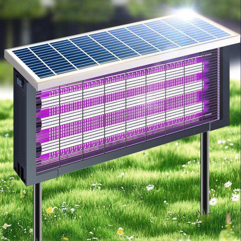 New Solar Mosquito Killer Lamp for Outdoor Use, Waterproof, Suitable for Courtyards and Gardens, Insecticide, Insect Repellent, Mosquito Trap Lamp