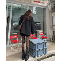 White water womens suit Wool coat womens spring and Autumn 2021 new Korean version wild green thickened suit