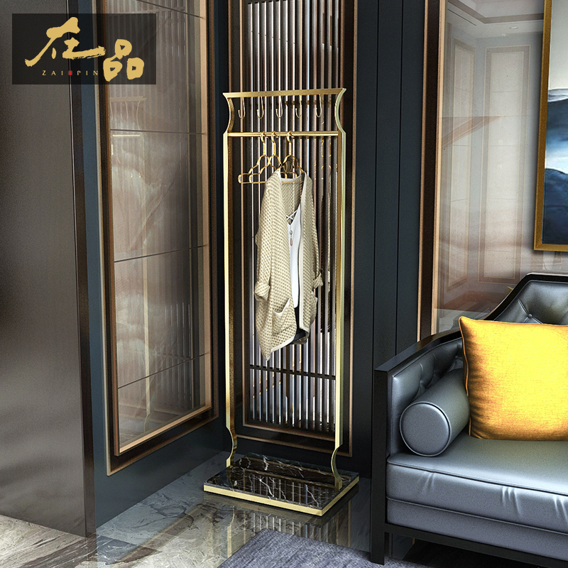 In Pinlight Extravagant Hat Rack New Chinese Style Landing Hanger Bedroom Living-room Living-room Corner Landing Clothes Hat Rack