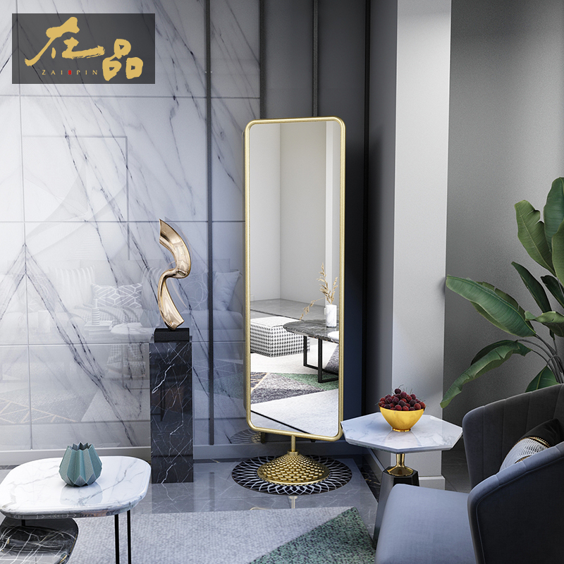 In the pint full body floor mirror full body mirror home clothes crown finishing full body floor stand repairing mirrors