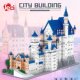 Lz8020 Zhegao Giant New Swan Lake Castle Building Blocks 2025 New Model Level 10 Hell Difficulty Toy