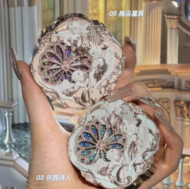 Flower Knows Little Angel Cream Blush Embossed Blush Stick Expanding Color Blush for Women Brightening Affordable Student Blush