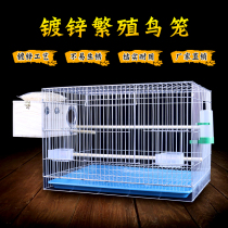 New large bold and weighted galvanized breeding cage peony parrot bird cage Xuanfeng starling pigeon large bird cage