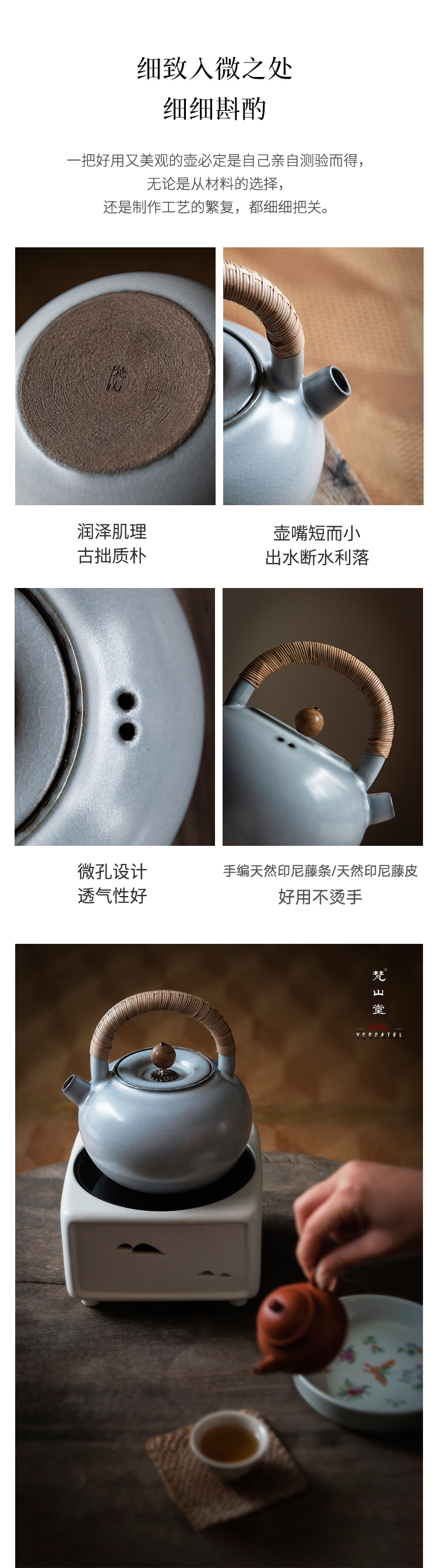 The Vatican hill hall cooking pot old rock, soda ash glaze kettle checking ceramic POTS from The open electric TaoLu curing pot