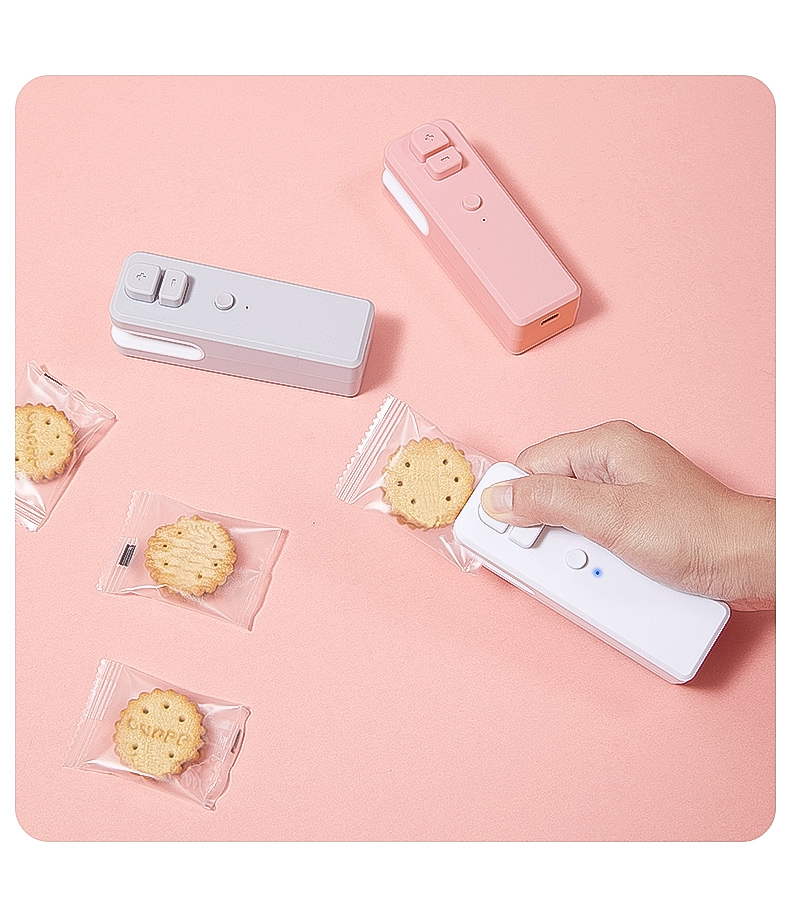 封口机小型家用迷你充电手压式便携密封机零食塑料袋热神器封口器详情16