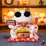 Zhaocai Cat встряхивает магазин, магазин большой автомат, манит домашнее украшение творческого подарка керамика Fortune Cat