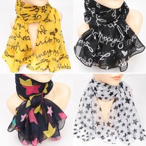 Silk scarves female snowspun strip scarves with soft and thin yarn towels decorative rectangular little silk scarves spring and summer sunscreen shawl