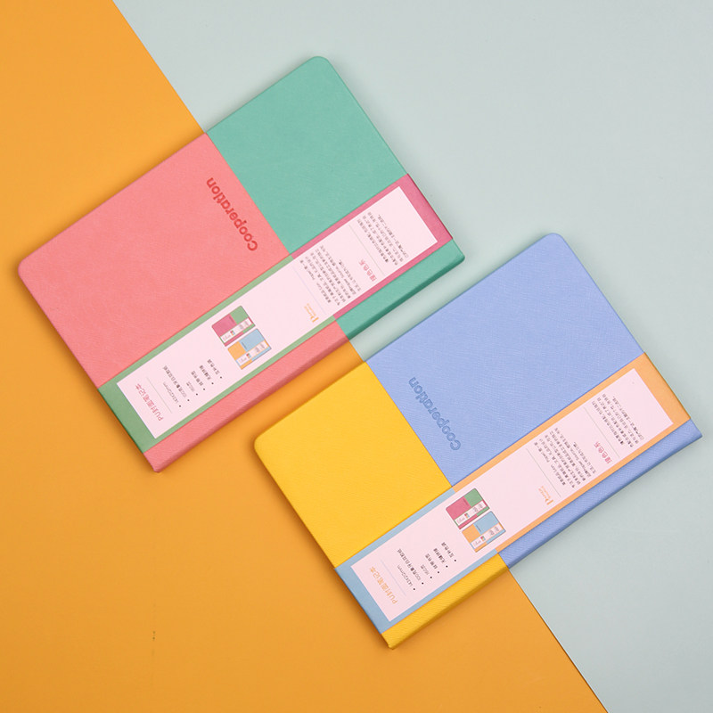 a5 notebook simple college student diary cute girl heart hand account art exquisite grid book painting blank book meeting record book business notepad custom logo