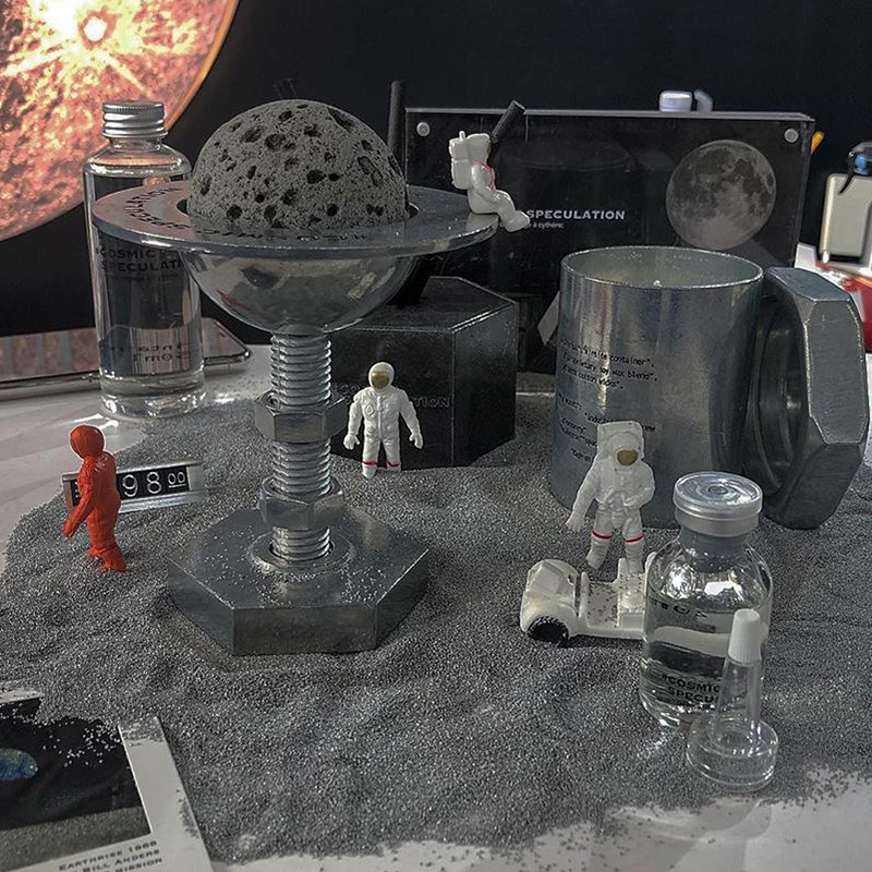 Cosmic's Conjecture of Speculation Universe Fireless Aromatherapy Essential Oil Planet Black Hole Meteorite Aromatherapy Stone