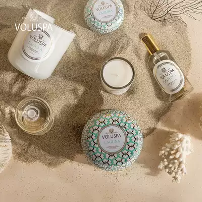 VOLUSPA scented candles imported small decorative tin can soothe the two candle wills home bedroom sleep fragrance