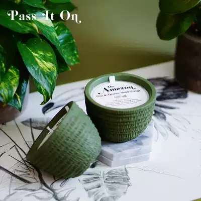 PASS IT ON scented candles to help sleep and calm the nerves sleep fragrance can be planted candles birthday gift box ornaments