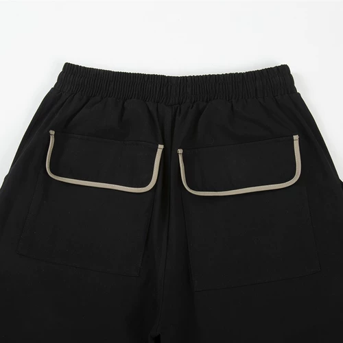 Шорты, спортивные штаны для отдыха, в американском стиле, свободный прямой крой